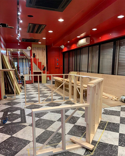 店舗改装リフォーム（岐阜市）